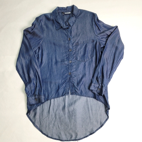 Noisy May Denim Dress Shirt - Picture 1 of 3